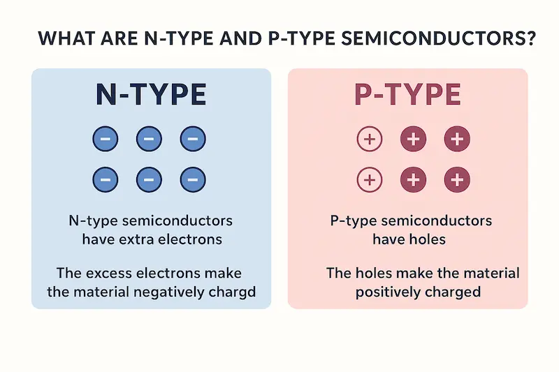 N-Type and P-Type Semiconductors