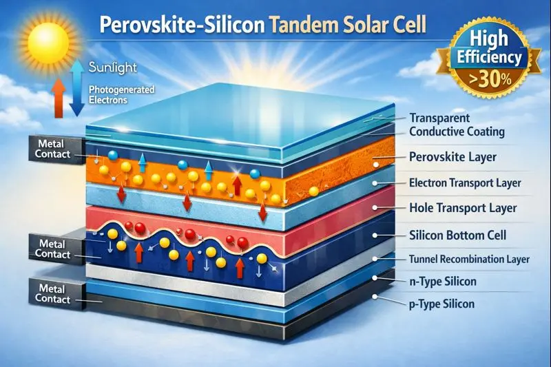 Perovskite silicon tandem solar cells explained